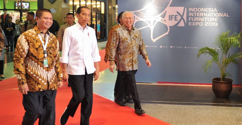 Presiden Jokowi Kunjungi Pameran Furnitur Terbesar di Asia Tenggara