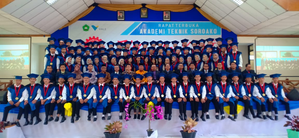 Wisuda Ke 26 Akademi Teknik Sorowako, Direktur ATS : Sebanyak 92,4% Alumni Sudah Bekerja