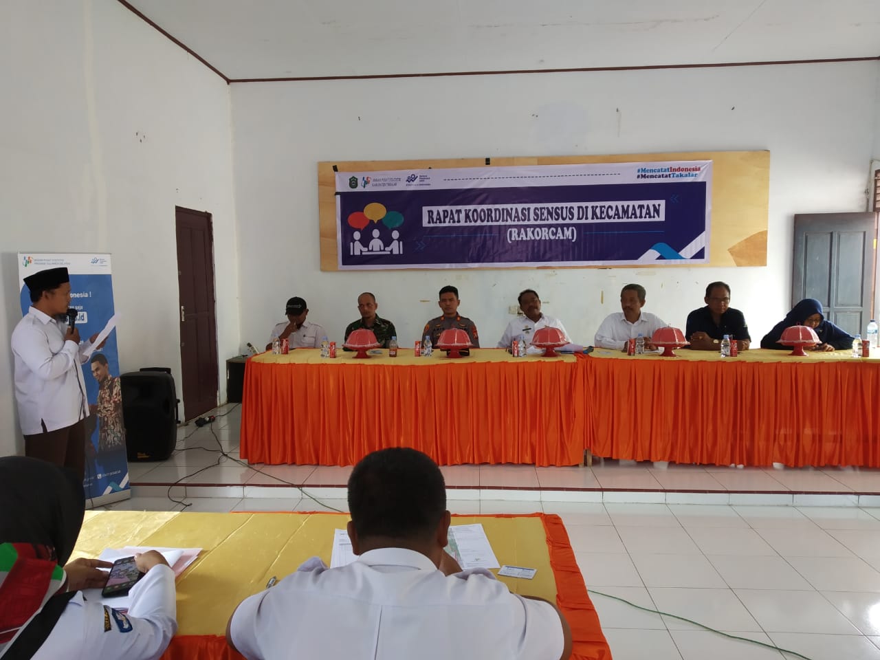 Rapat Koordinasi Sensus Penduduk 2020 Kecamatan Galut, Kapolsek Galut Turut Hadir  