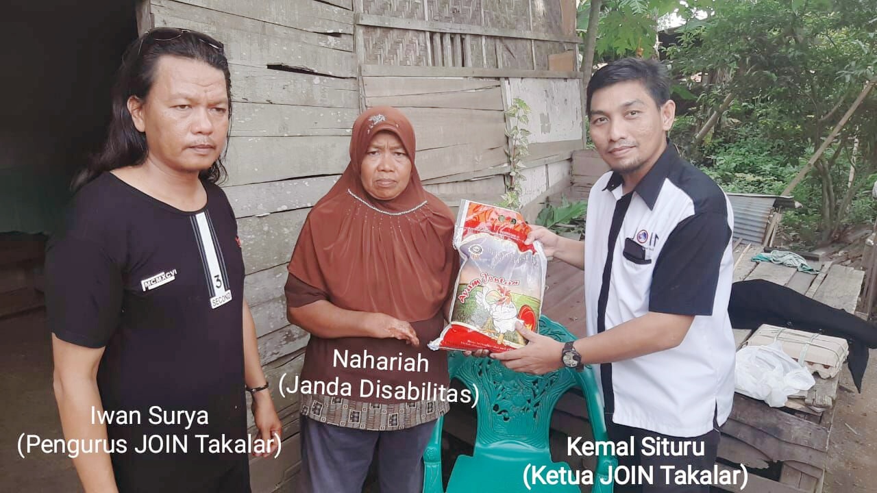 JOIN Takalar Peduli, Bantu Warga Disabilitas Janda Sebatang Kara