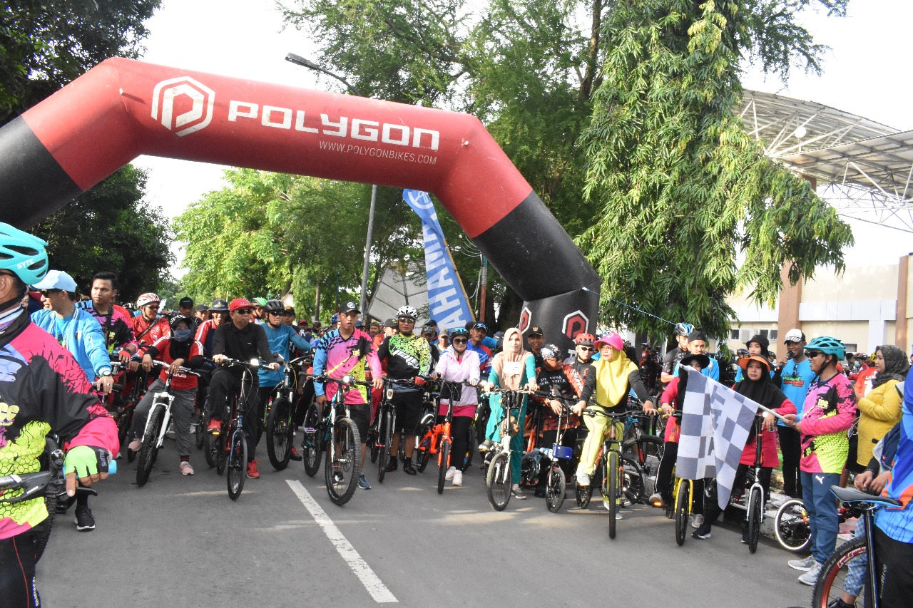 Meriahkan Hari Jadi ke 60 Kabupaten Takalar, Pertama Kali di Adakan "Fun Bike" di Takalar