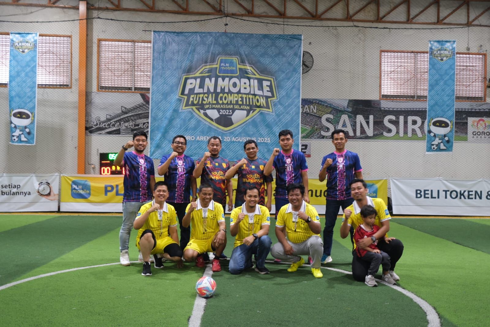 Tingkatkan Downloader PLN Mobile, PLN UP3 Makassar Selatan Gelar Kompetisi Futsal antar Instansi di Makassar  
