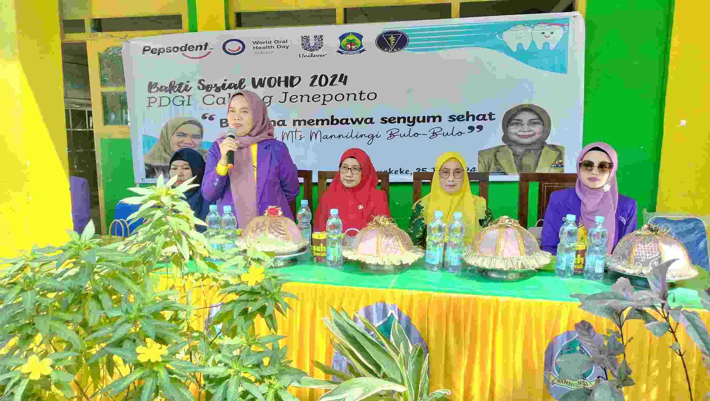 Peringati WOHD 2024, PDGI Jeneponto Gelar Baksos di Ponpes Mannilingi Bulo-Bulo