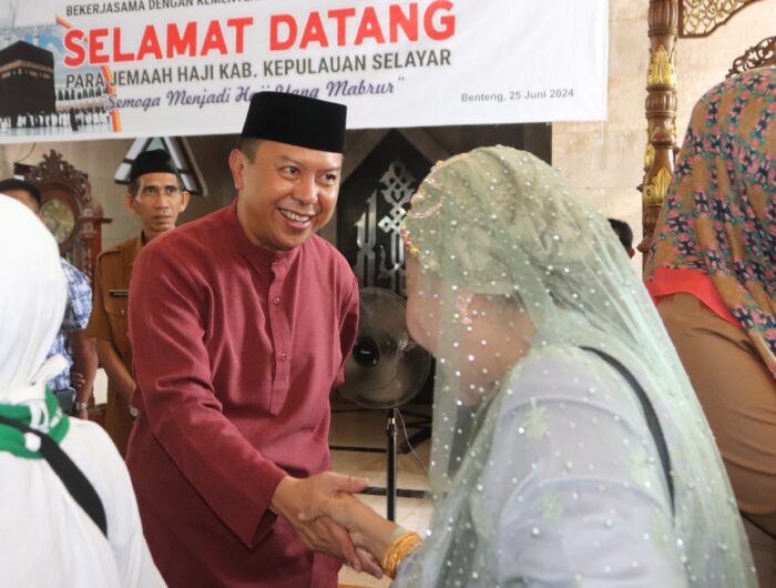 Sambut Kepulangan Jemaah Haji Selayar, Bupati Basli Ali Ajak Bersama Bangun Daerah dengan Semangat Iman dan Takwa