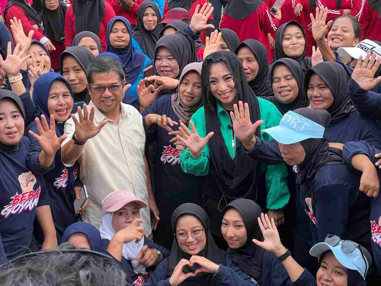 Pasangan calon bupati Andi Bebas Manggazali dan Siti Rahmawati (BESTI). (Ist)