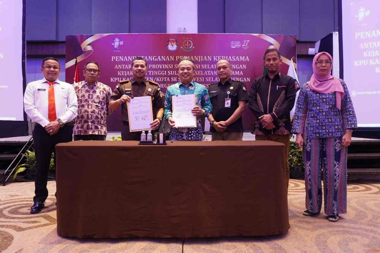 Kajati KPU Sulsel Kerjasama Ciptakan Pemilu Yang Berkualitas dan Bermartabat