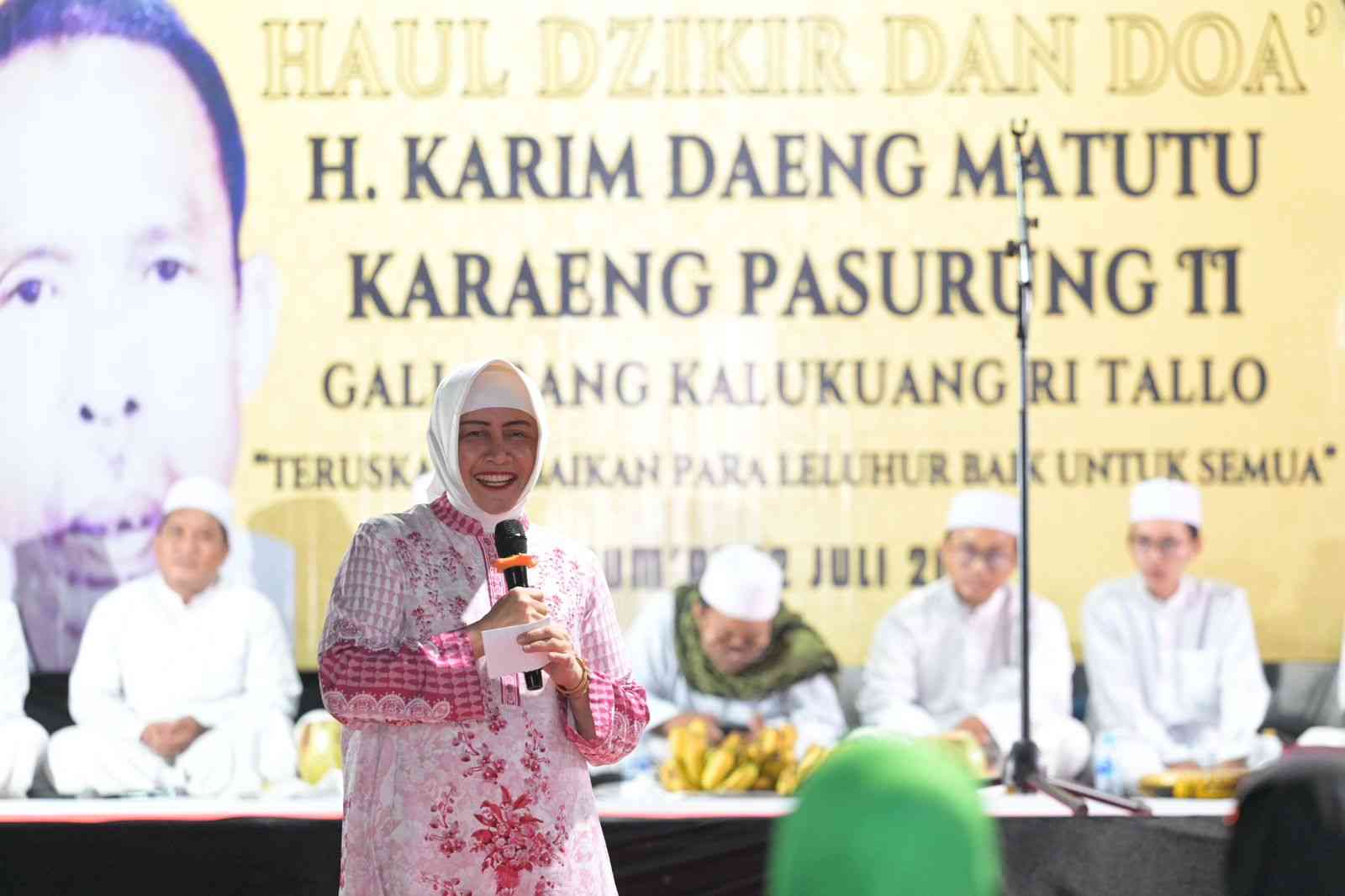 Ketua TP PKK Kota Makassar Hadiri Haul Keturunan Gallarang Kalukua Ri Tallo