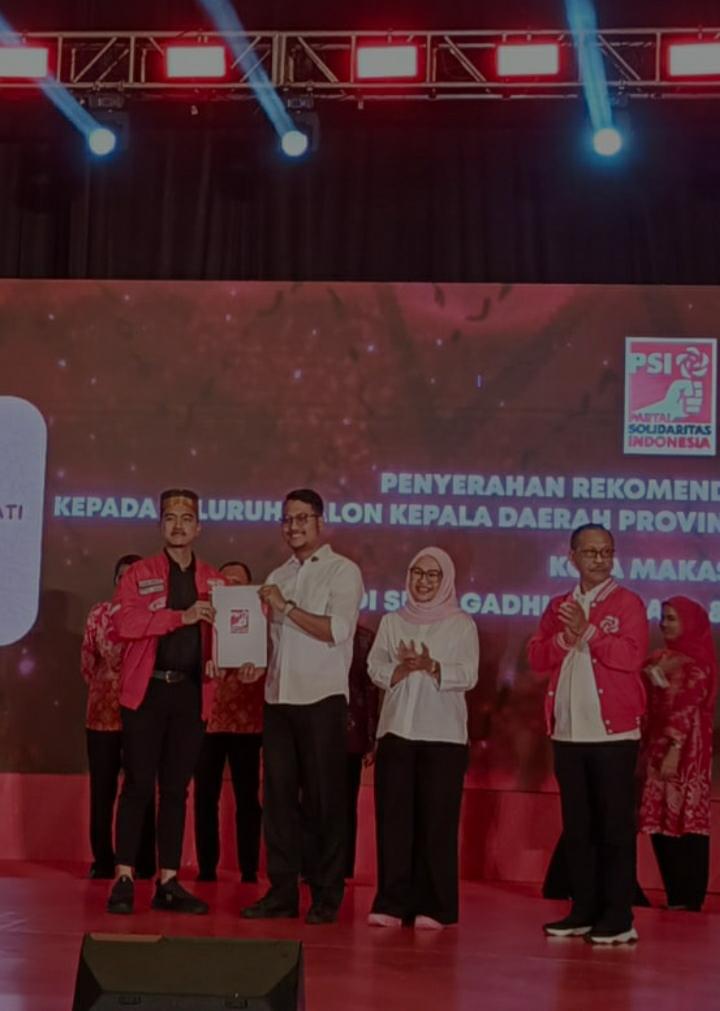 Andi Seto Dapat Rekomendasi PSI Untuk Maju di Pilwalkot Makassar 2024