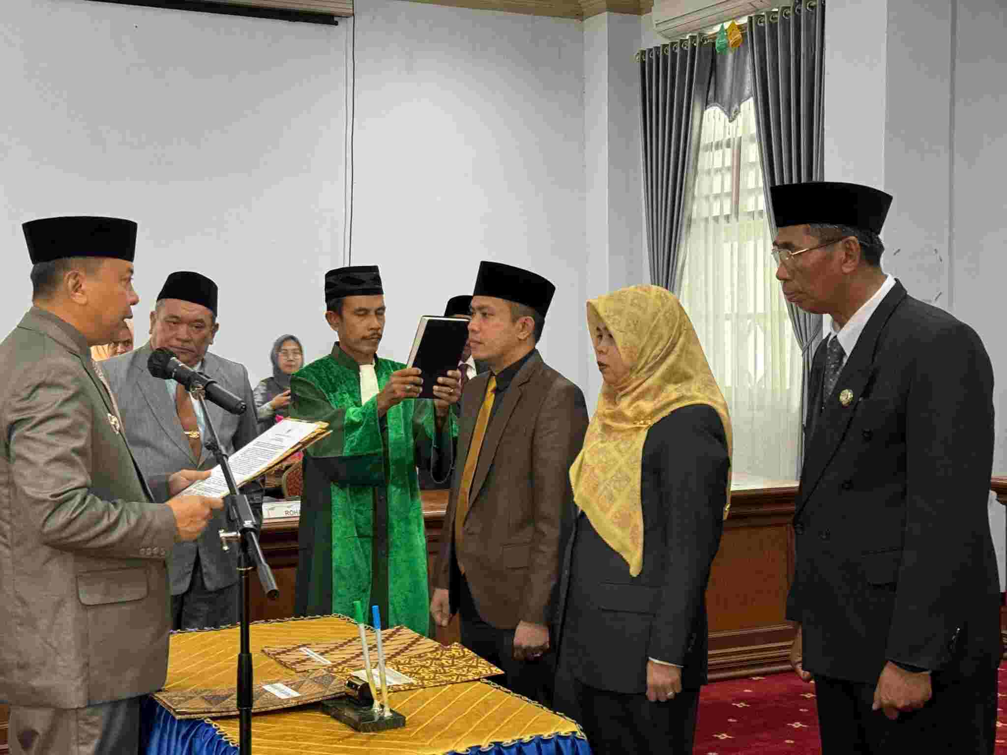 Lantik Pejabat Bupati Basli Ali Tekankan Ciptakan Inovasi Yang Tidak Menyulitkan Masyarakat