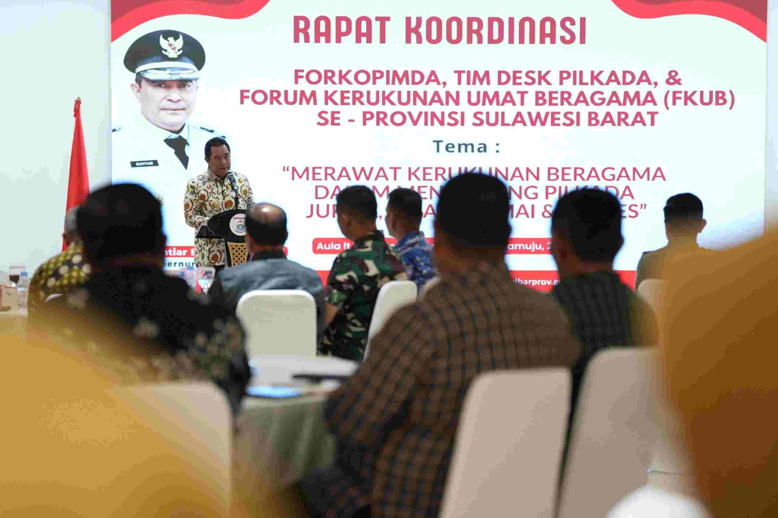 Pemprov Sulbar Gandeng FKUB Dorong Sukseskan Pilkada 2024