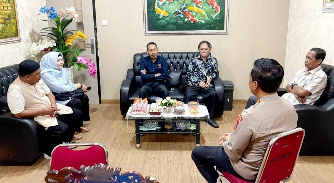 Panitia Pekan Olahraga Wartawan Nasional (Porwanas) PWI Provinsi Sulsel Berkunjung ke Polda Sulsel