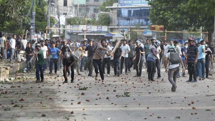 Situasi Demonstrasi Mahasiswa di Bangladesh
