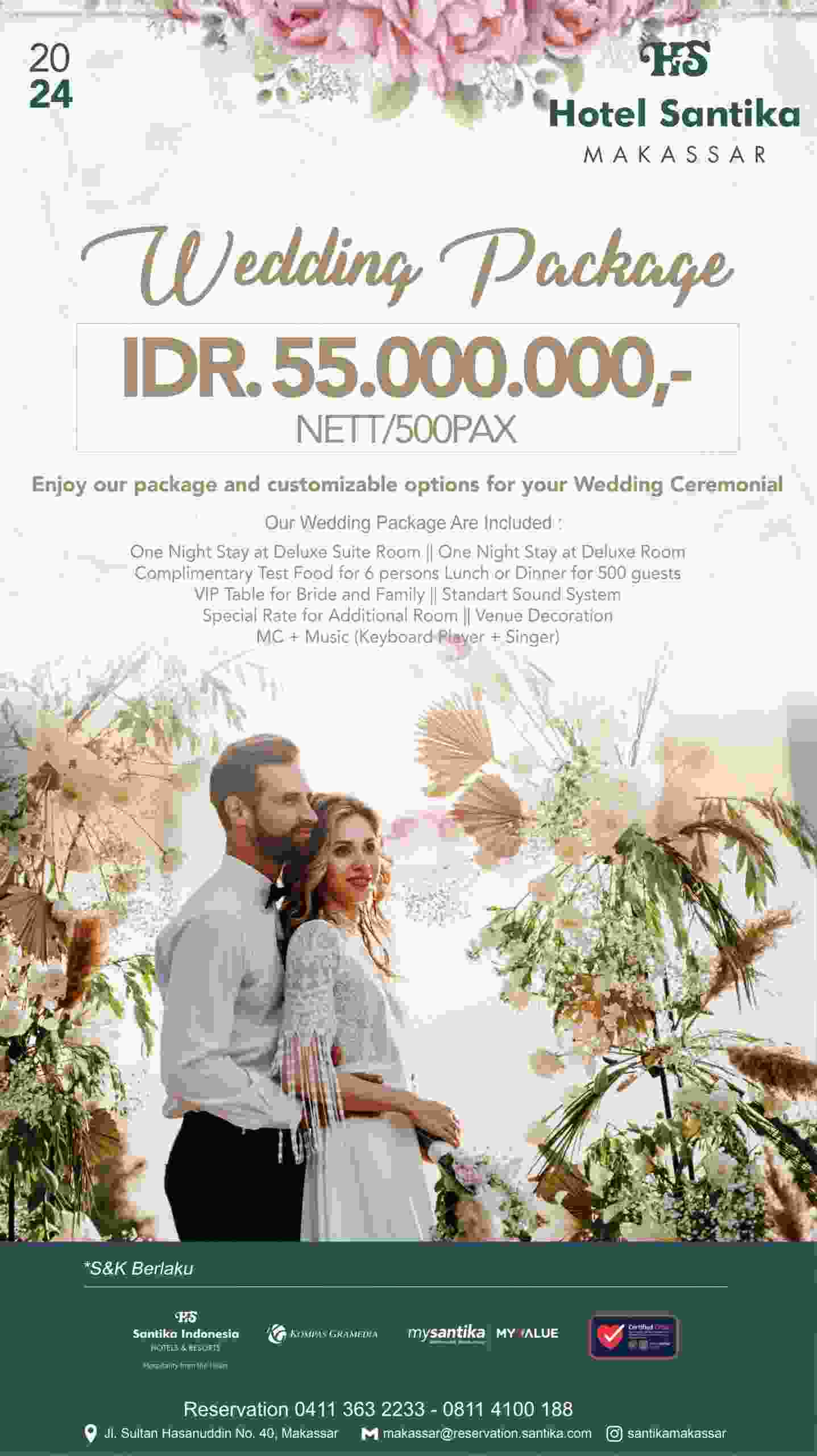 WEDDING PACKAGE 500 pax opsi 2