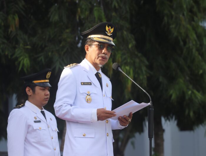 Wabup Selayar Saat Beri Sambutan Pada Hari Otonomi Daerah XXVIII