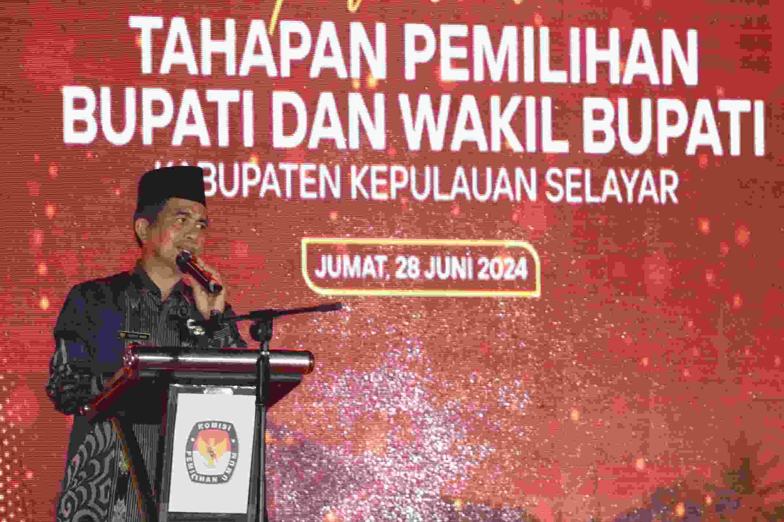 Peluncuran Tahapan Pilkada 2024, Wabup Selayar : Jadilah Pemilih Yang Cerdas