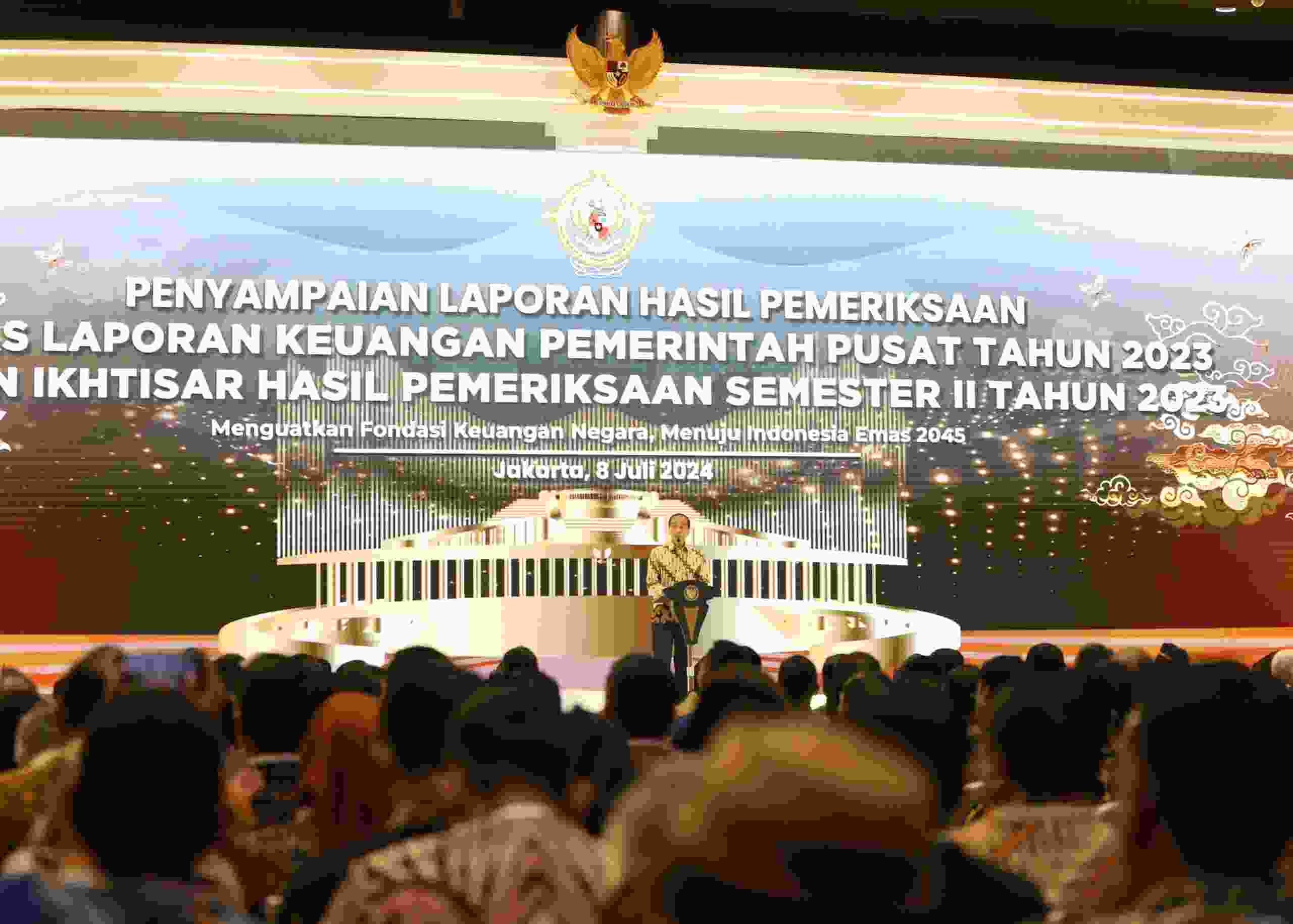 Danny Pomanto Hadiri Penyampaian LHP LKPP dan IHPS II TA 2023 BPK RI