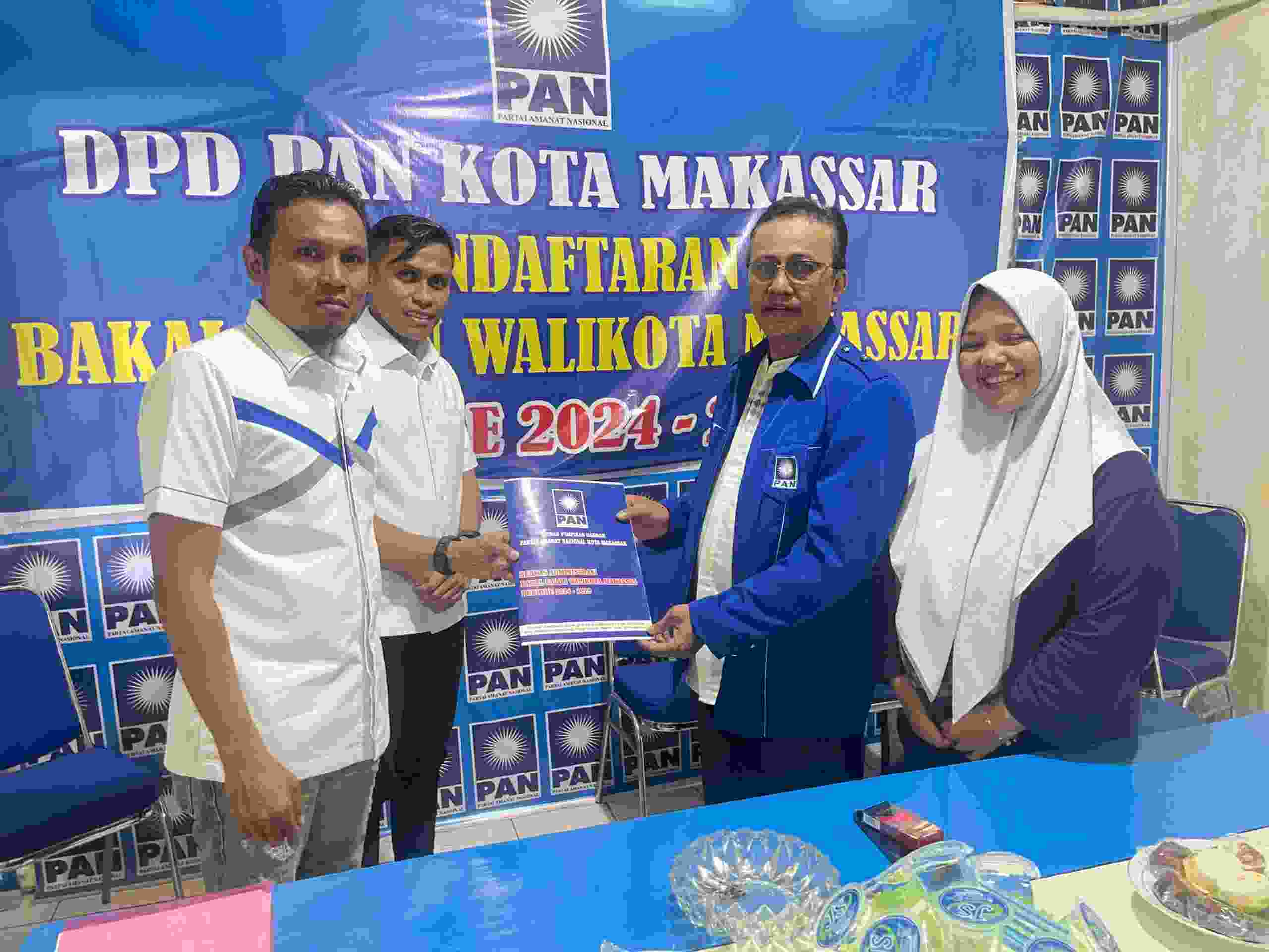 Pilwalkot Makassar: Andi Seto Orang ke-11 Kembalikan Formulir Pencalonan Kepala Daerah ke PAN