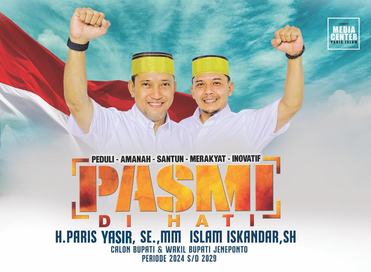 Dua Survei Nasional, Elektabilitas Paris-Islam Unggul di Pilkada Jeneponto