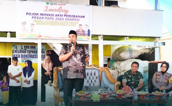Bupati Maros Luncurkan Program Pojok Inovasi Aksi Perubahan Pengelolaan Kawasan Sampah Terpadu