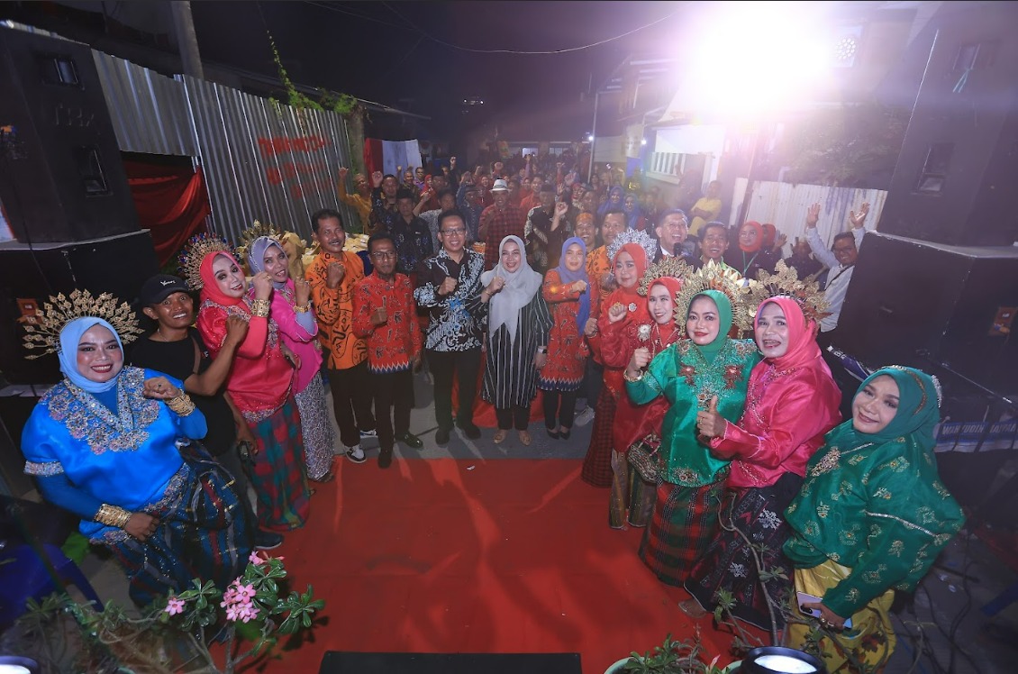 Camat Rappocini M Aminuddin Hadiri Pesta Rakyat HUT RI Ke 79 di Kelurahan Karunrung
