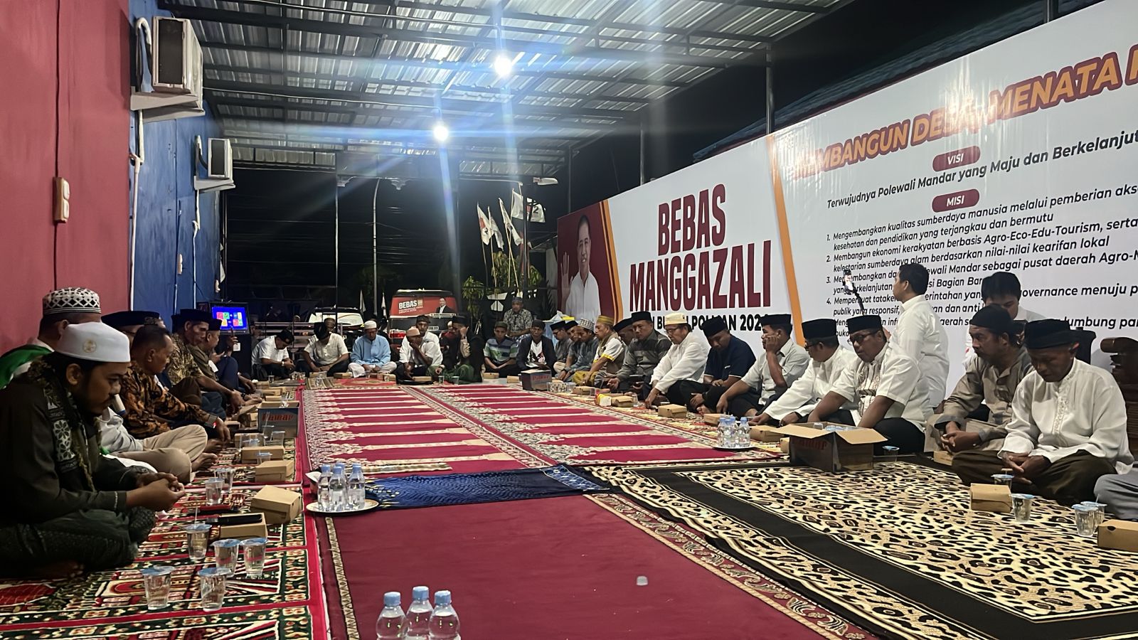 Deklarasi Besti di Polman : Ratusan Relawan Berzikir dan Berdoa Untuk Kesuksesan Pilkada