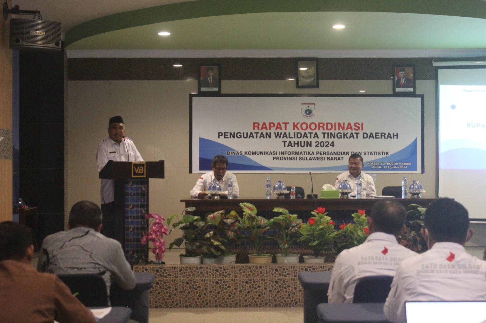Dinas Komunikasi Informatika Persandian dan Statistik Provinsi Sulbar Gelar Rapat Koordinasi Penguatan Walidata Tingkat Daerah Tahun 2024