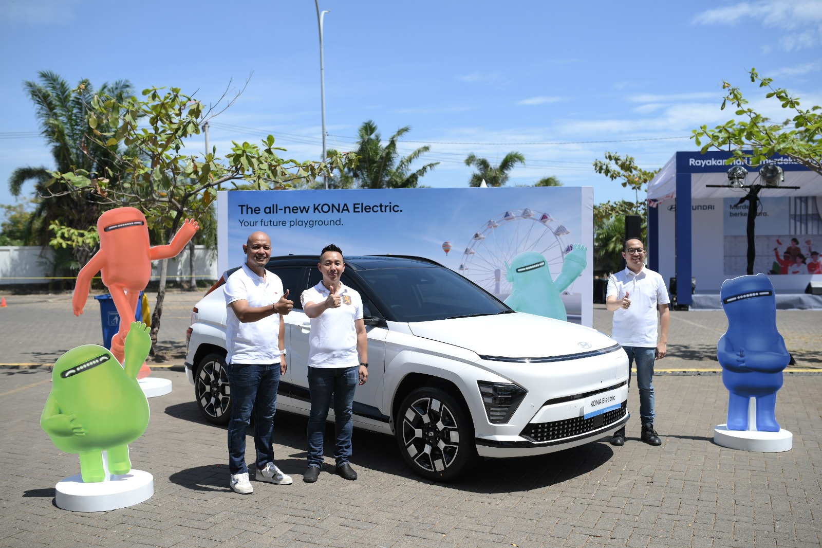 Hyundai Resmi Hadirkan All-New KONA Electric di Makassar Gunakan Baterai Asli Indonesia