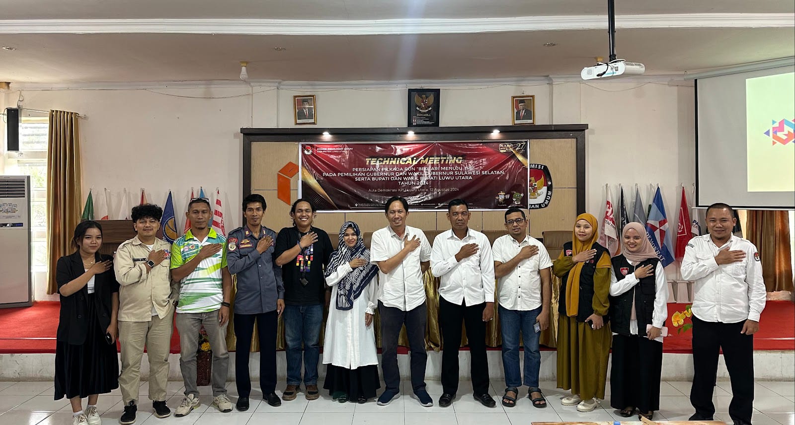 KPU Luwu Utara Gelar Technical Meeting Persiapan 'Pilkada Run 5K'