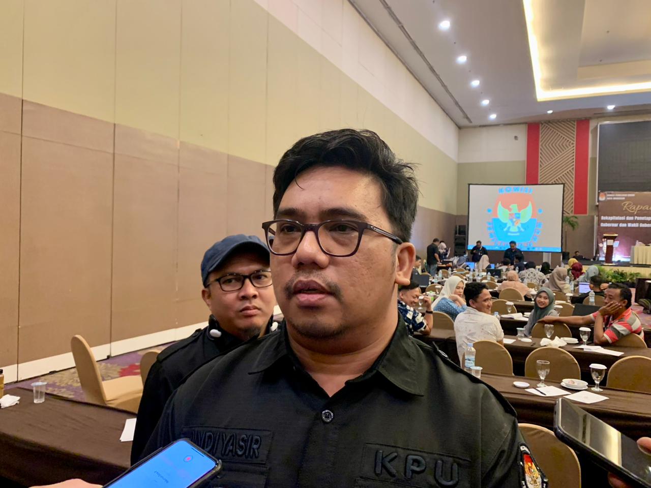 Ketua KPU Kota Makassar Andi Muhammad Yasir Arafat