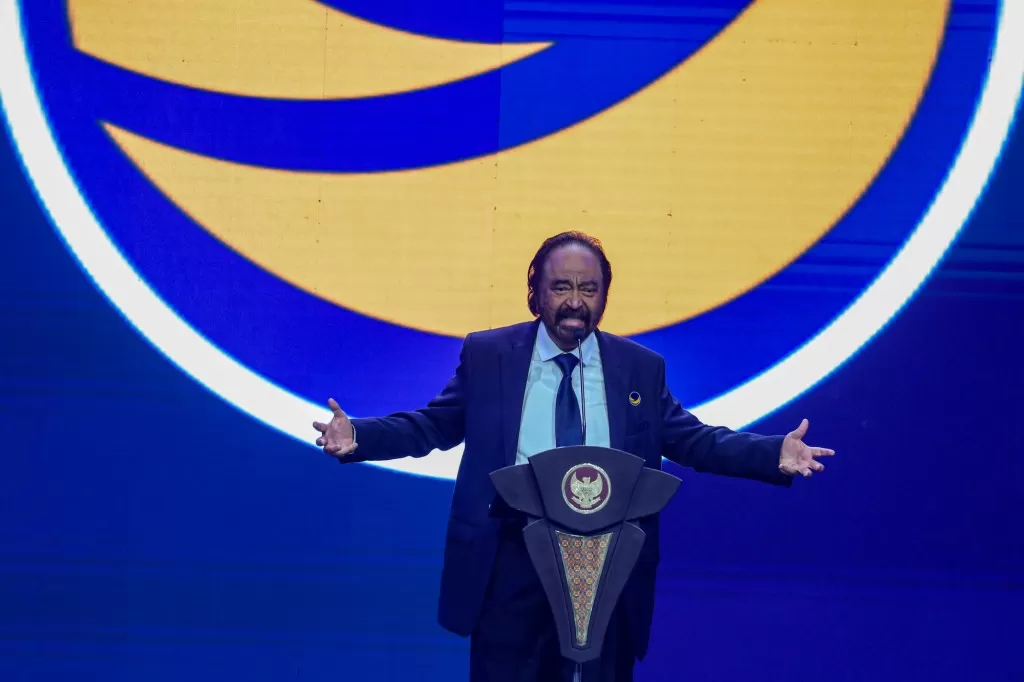 Ketua Umum Partai NasDem Surya Paloh Saat Kongres III Partai NasDem