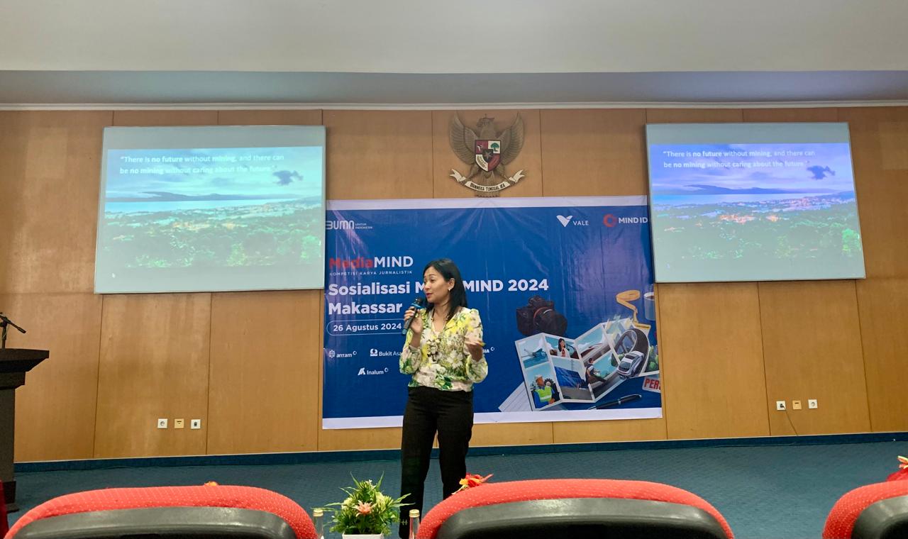 MIND ID dan PT Vale Sosialisasi Kompetisi Karya Jurnalistik MediaMind 2024 di Makassar