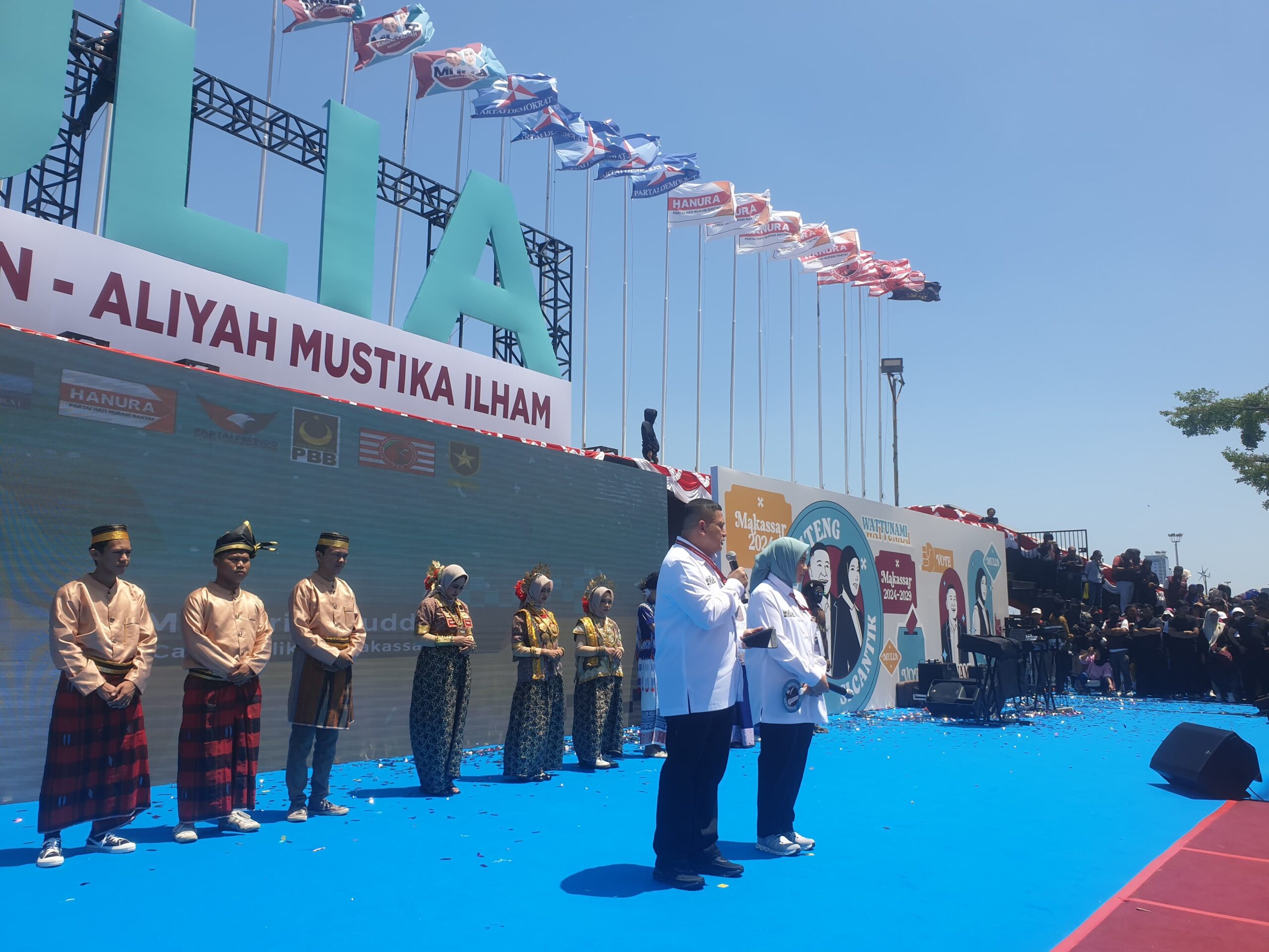 'MULIA' Gelar Deklarasi: Komitmen Kerja Keras Untuk Kota Makassar