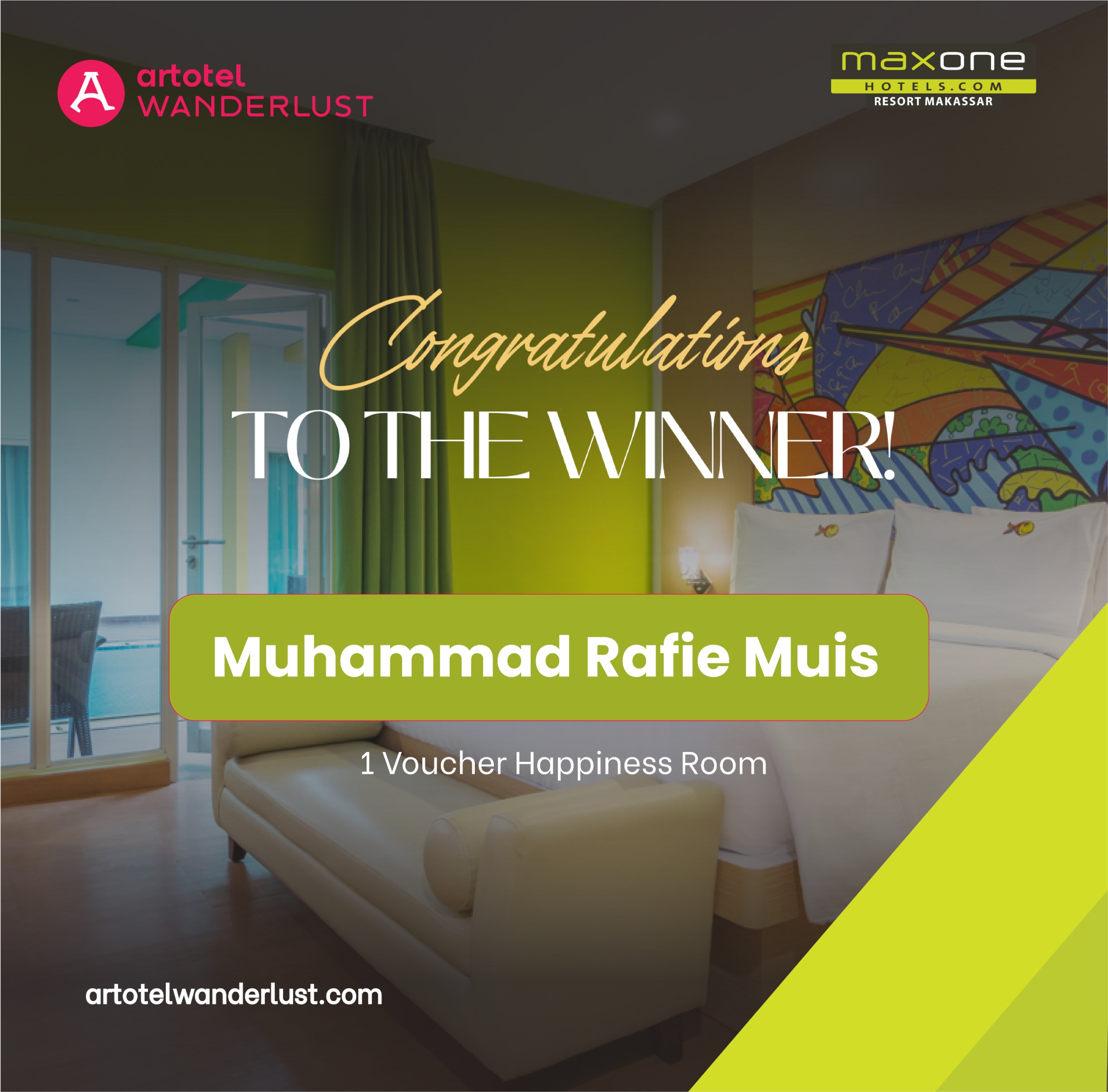 MaxOne Hotel Makassar Hadirkan Lucky Draw Mingguan Voucher Room Happiness MaxOne Hotel Makassar Hadirkan Lucky Draw Mingguan Voucher Room Happiness