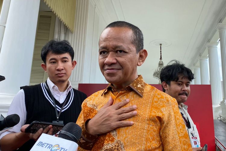 Menteri Investasi Bahlil Lahadalia Usai Menemui Presiden Joko Widodo di Istana Kepresidenan