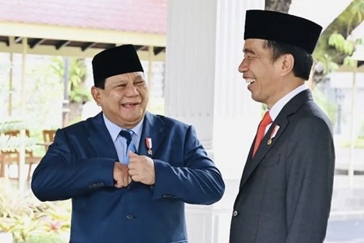 Menteri Pertahanan Prabowo Subianto Bersama Presiden RI Joko Widodo (Jokowi)
