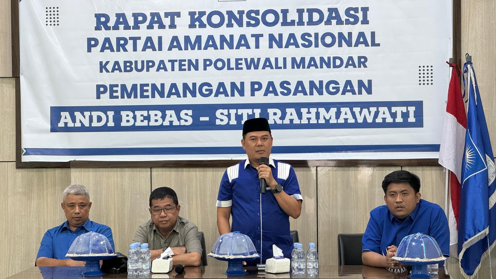 PAN Gelar Konsolidasi Pemenangan di Polman : Dukungan Penuh Untuk Bebas-Siti