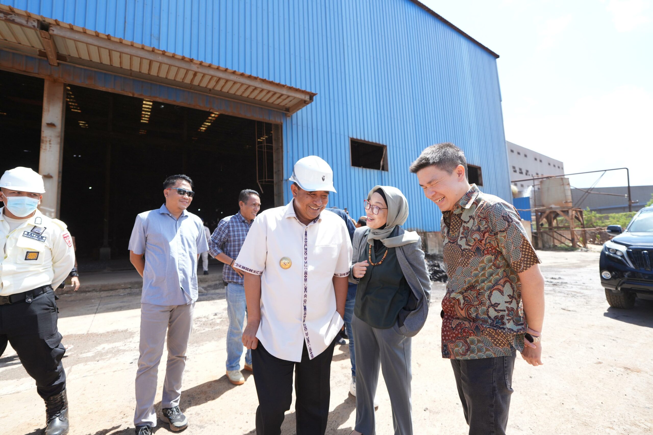 PJ Bahtiar Kunjungi PT Huadi Bantaeng : Tinjau Kemajuan Kawasan Industri