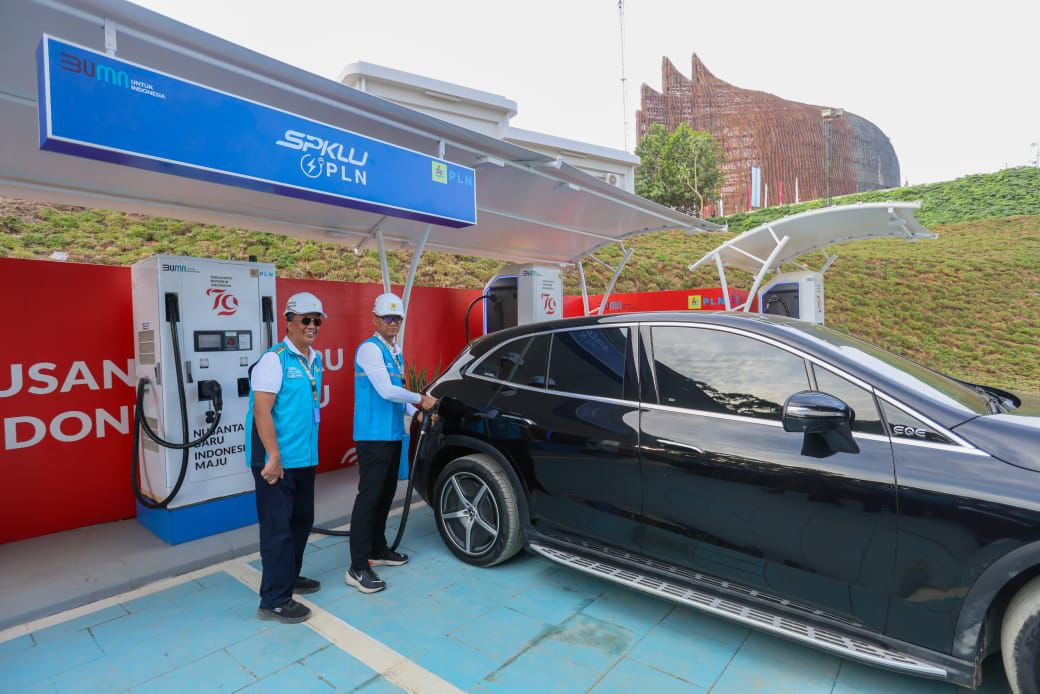 PLN Layani 340 Transaksi Pengisian Mobil Listrik Selama HUT RI di IKN