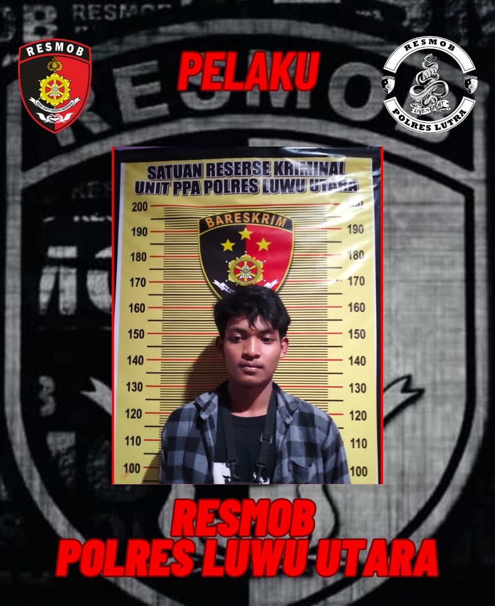 Resmob Polres Luwu Utara Berhasil Meringkus Pria Inisial UR Setelah Menganiaya Seorang Remaja
