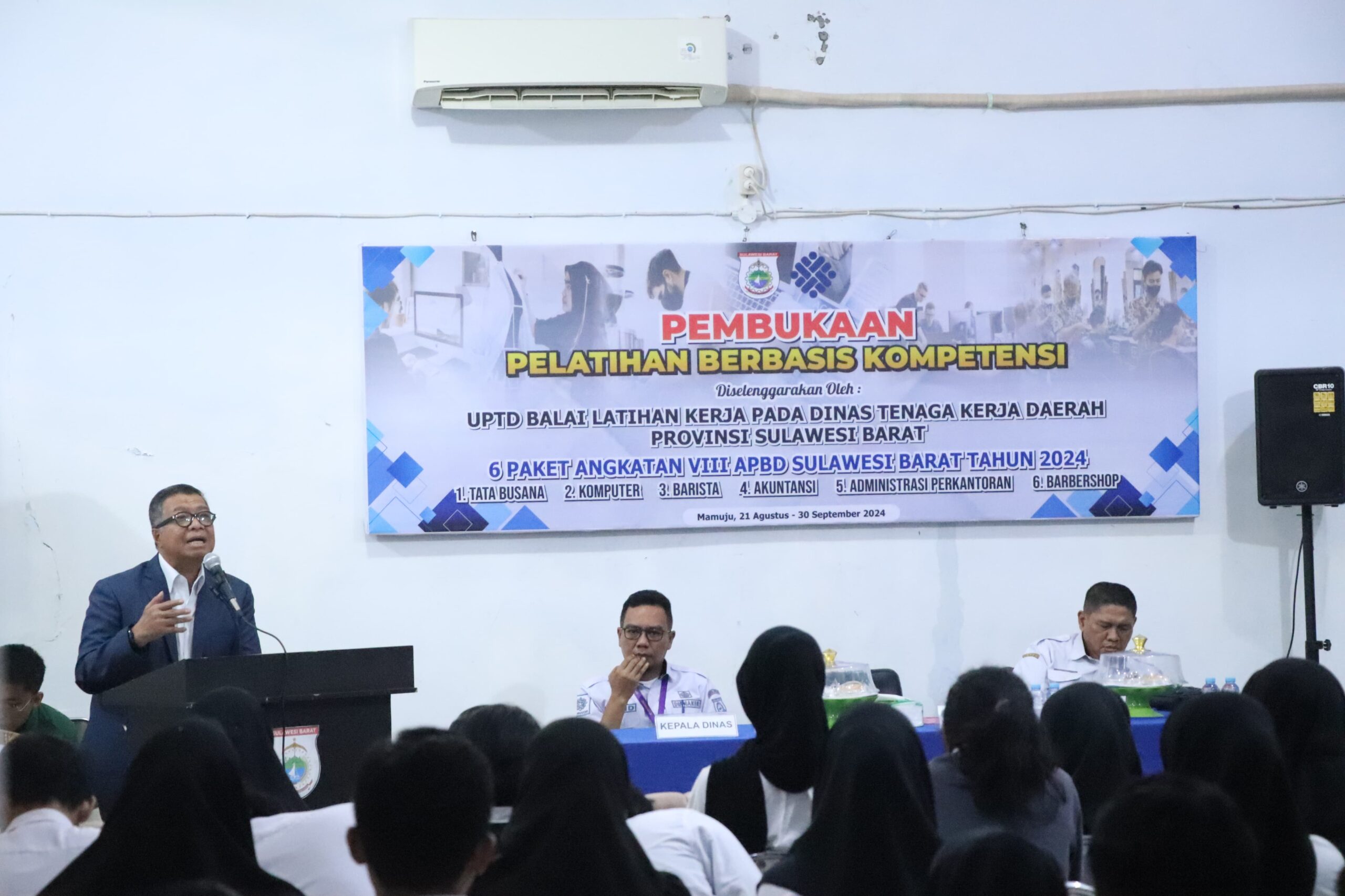 Sekprov Sulbar Buka Pelatihan Berbasis Kompetensi Untuk Pekerja Profesional