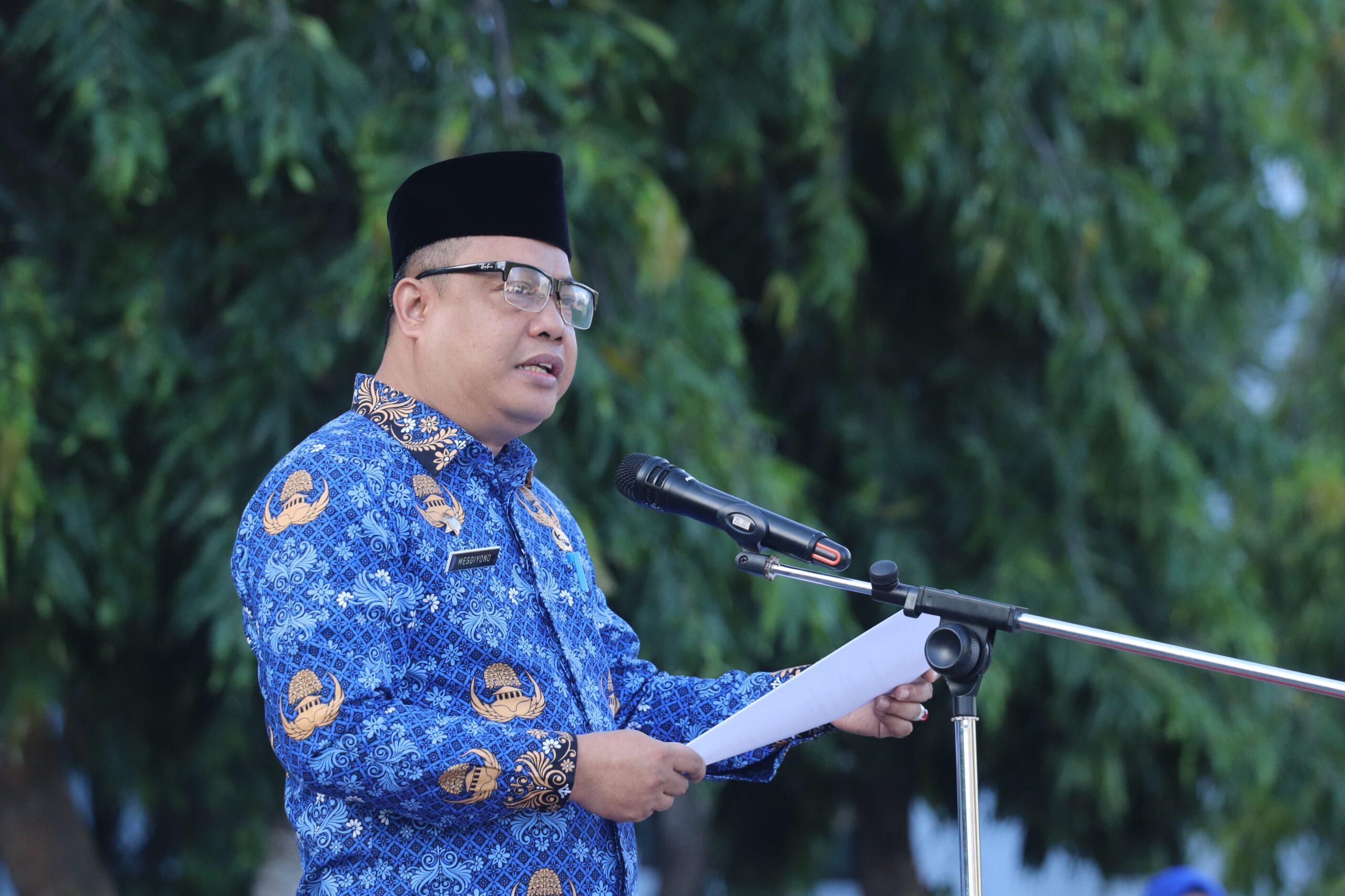 Sekretaris Daerah Kabupaten Kepulauan Selayar Drs Mesdiyono Pimpin Upacara Bendera Hari Kemerdekaan RI Ke 79
