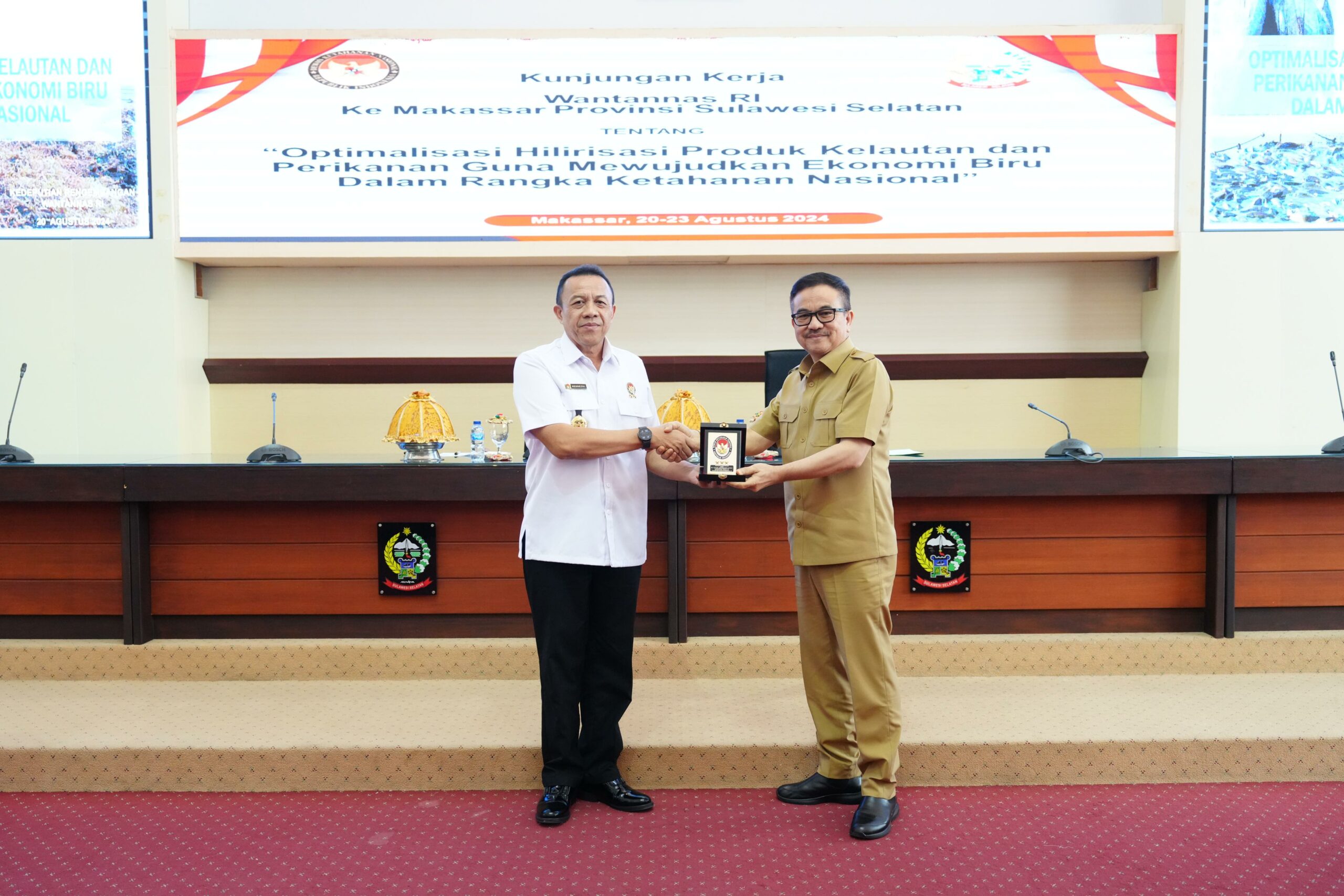 Sekrov Sulsel Jufri Rahman Terima Kunjungan Wantannas RI