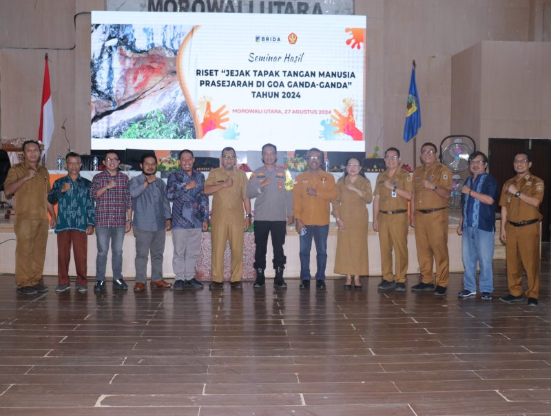 Seminar Hasil Riset 'Jejak Tapak Tangan Manusia Prasejarah di Morowali Utara Tahun 2024
