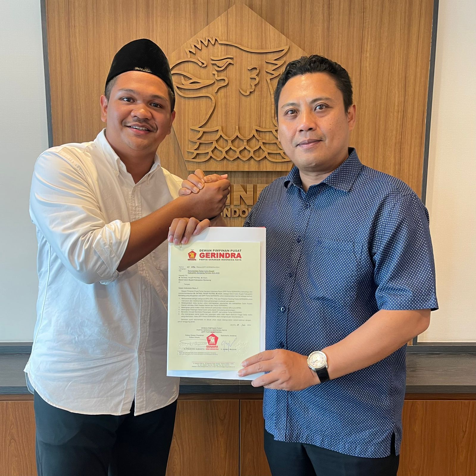 Pilkada Bantaeng: Uji-Sahabuddin Kantongi Rekomendasi Gerindra