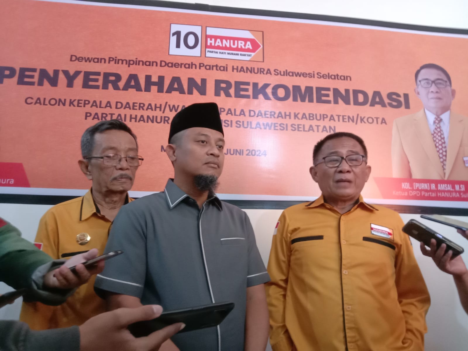 Hanura Sulsel Siap Dukung ASS di Pilgub Sulsel: Harapkan Pemekaran Luwu Tengah