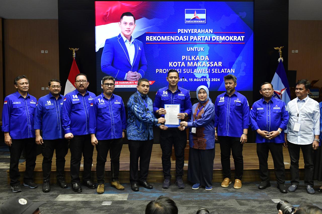Pilwalkot Makassar: Appi-Aliyah Terima B1-KWK Demokrat, ARA Siap Rapatkan Barisan