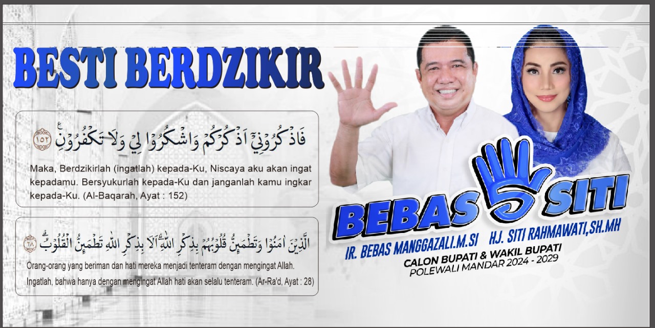 Piilkada Polman: Bebas-Siti Zikir dan Doa Bersama Jelang Deklarasi