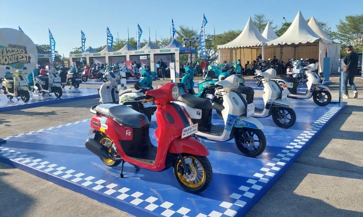 Yamaha Fazzio Modifest 2024 di Makassar