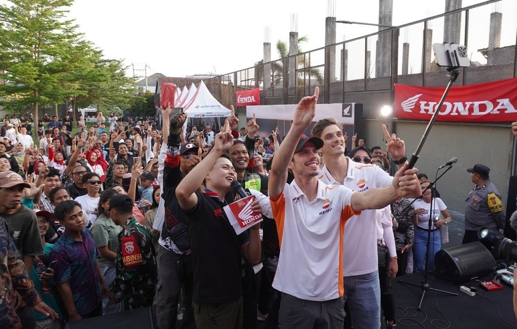 100 Anggota Komunitas Honda PCX Bertemu Pembalap MotoGP di Mandalika