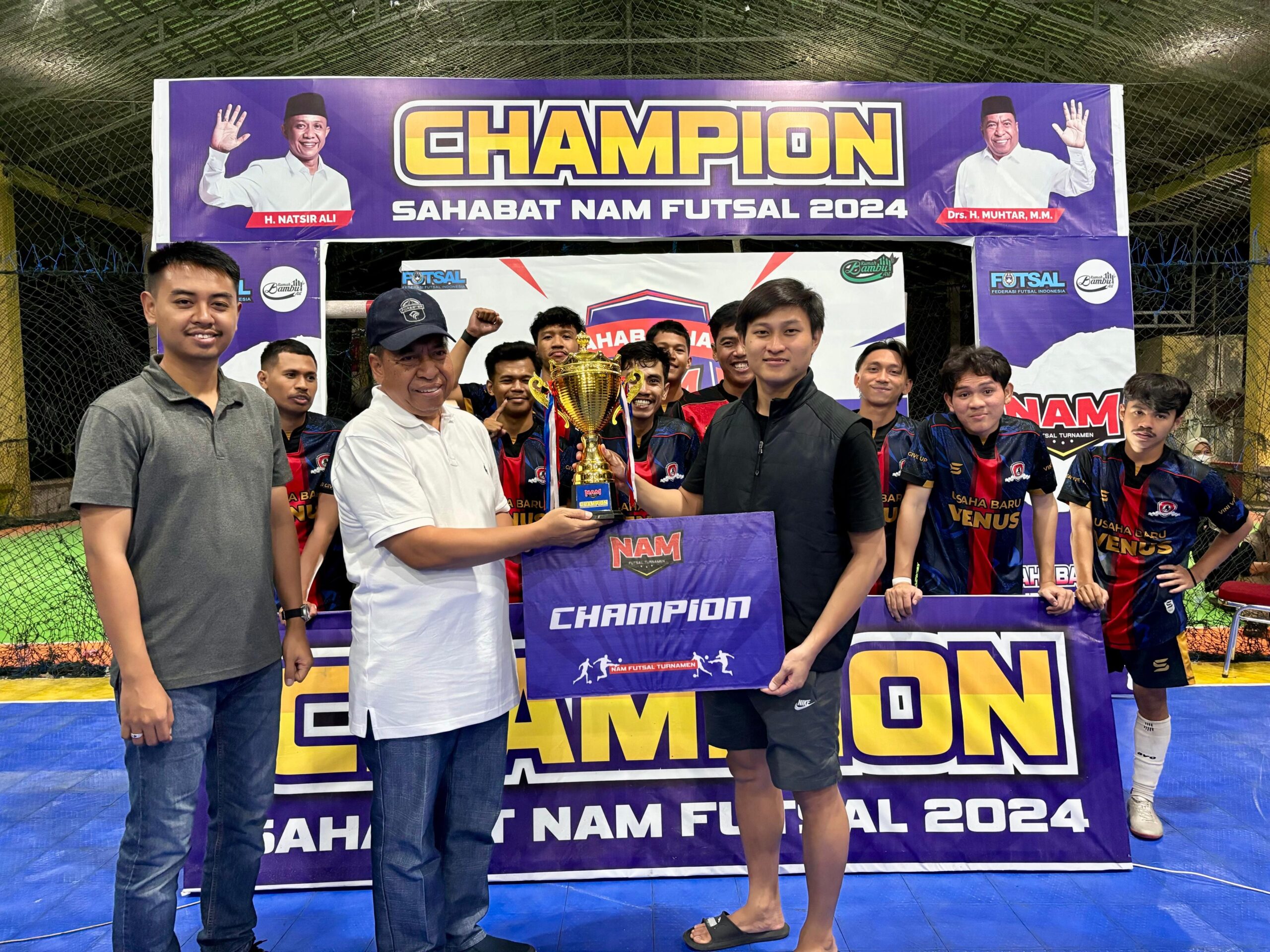 Kompetisi Futsal Sahabat NAM Resmi Berakhir, Tim Predator Jadi Juara Pertama